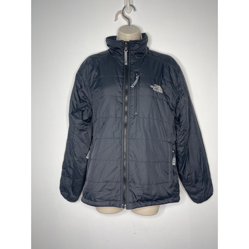 The North Face Black Primaloft Quilted Full Zip Jack Size Medium